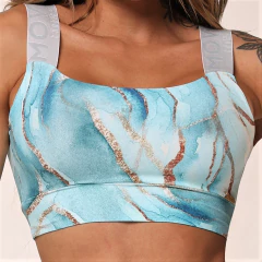 TOP FAIXA COM ELÁSTICO GLOW OCEAN EXCLUSIVO - MB Musa Fitness