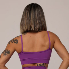 CONJUNTO TOP HOPE COM LEGGING EMPINA BUMBUM GRAPE - MB Musa Fitness