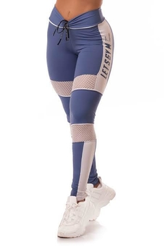 LEGGING LET'SGYM POWER UP MARINHO - comprar online