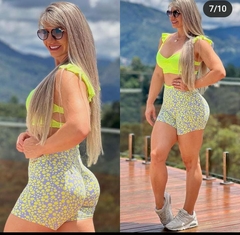 CONJUNTO SHORT EMPINA BUMBUM POLKA DOTS EXCLUSIVO