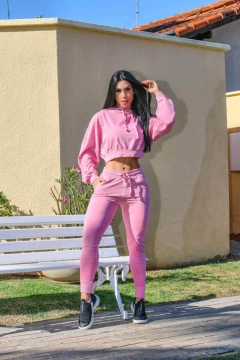 CONJUNTO JOGGER LET'SGYM ESTONADO FASHION