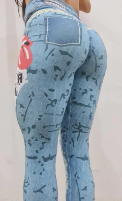 LEGGING FAKE JEANS TOWN - buy online