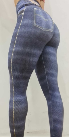 LEGGING FAKE JEANS DARK na internet