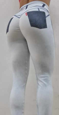 LEGGING FAKE JEANS LIGHT na internet