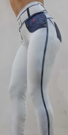 LEGGING FAKE JEANS LIGHT - comprar online