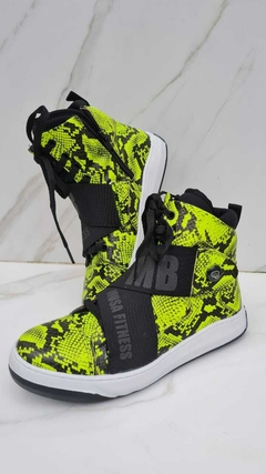 BOTA HARDCORE FOOTWEAR EXCLUSIVA MB VERDE NEON na internet