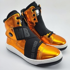 BOTA HARDCORE FOOTWEAR EXCLUSIVA MB METALIC ORANGE