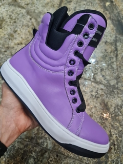 TÊNIS COLLAB JUJU SALIMENI HARDCOREFOOTWEAR 3767F CONFORT LILÁS na internet