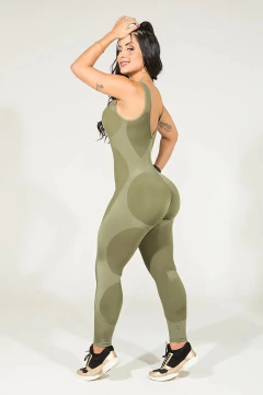 Macacão Fitness Olea Apple Booty Verde Dynamite - buy online