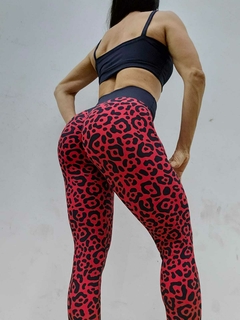 CONJUNTO VÁRIAS CORES LEGGING ONCINHA COM TOP ALCINHA LISO EXCLUSIVO - MB Musa Fitness