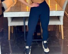 LEGGING JACQUARD PRETA EMPINA BUMBUM EXCLUSIVO