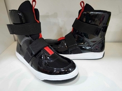 BOTA HARDCOREFOOTWEAR LIMITED VERNIZ BLACK AND RED - loja online