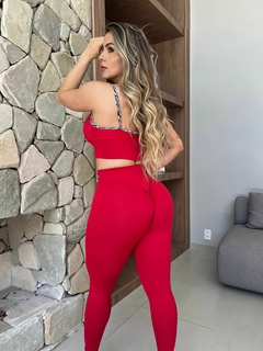 CONJUNTO ELEGANCE RED ZEBRA EMPINA BUMBUM EXCLUSIVO - comprar online