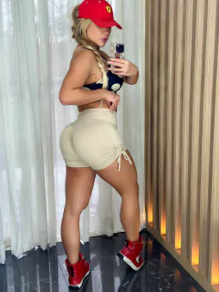 CONJUNTO SHORT LISO NUDE E TOP PRETO COM BOLINHAS NUDE EXCLUSIVO - buy online
