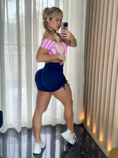 CONJUNTO SHORT AZUL MARINHO E CIGANINHA LISTRAS ROSABB EXCLUSIVO - comprar online