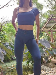 CONJUNTO VÁRIAS CORES LEGGING COM CINTINHO E CROPPED MANGUINHA E ALCINHA on internet