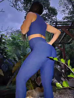 CONJUNTO JACQUARD AZUL DETALHADO EMPINA BUMBUM on internet