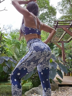 CONJUNTO RECORTE EMPINA BUMBUM BLUE JEANS - MB Musa Fitness