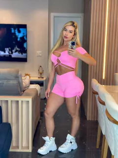 CONJUNTO ROSABB SHORT E CIGANINHA EXCLUSIVO on internet