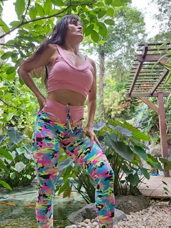 Imagem do CONJUNTO LEGGING VÁRIAS ESTAMPAS CROPPED LISO