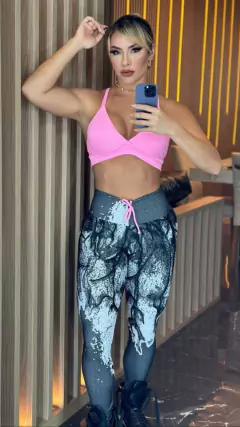 CONJUNTO LEGGING RAÍZES COM TOP ROSABB EXCLUSIVO