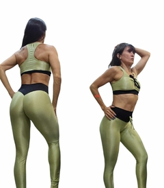 CONJUNTO METALIZADO LEGGING VÁRIAS CORES EXCLUSIVO - buy online