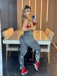 CONJUNTO LEGGING JARDIM MOLETON FAKE E TOP ALCINHA RED EXCLUSIVO - comprar online