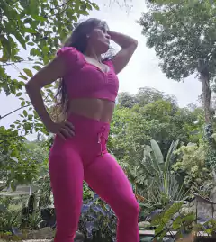 CONJUNTO COM LEGGING VÁRIAS CORES FELINE CIGANINHA MANGA PRINCESA EXCLUSIVO - MB Musa Fitness