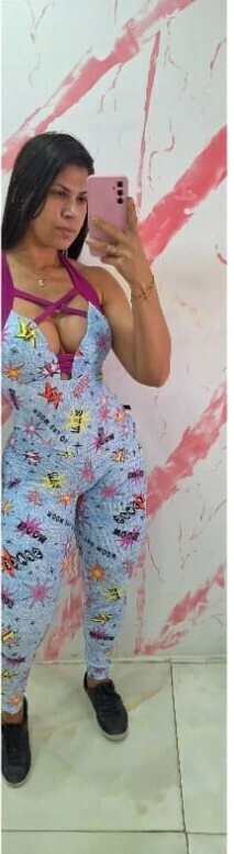 MACACÃO VÁRIAS ESTAMPAS COM FAIXA LATERAL E COM "X" NO BUSTO - MB Musa Fitness