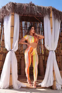 MACACÃO ELEGANCE PINTURA SUNSET EXCLUSIVO