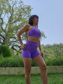 CONJUNTO SHORT VÁRIAS CORES DETALHE CINTO TRANÇADO EXCLUSIVO