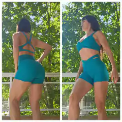 Image of CONJUNTO MB SHORT JACQUARD BROCADO ESCOLHA SUA COR EXCLUSIVO