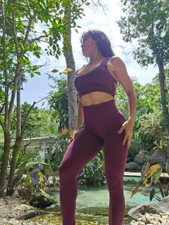 CONJUNTO LISO LEGGING CÓS "V" COM TOP AMARRAÇÃO VÁRIAS CORES EXCLUSIVO - comprar online