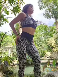 Image of CONJUNTO VÁRIAS CORES FELINE LEGGING TIRA NO CÓS