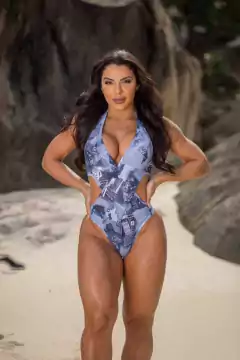 MAIÔ AZUL JORNAL RASGADO EXCLUSIVO