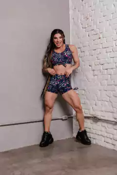 SHORTS FRANZIDO ONÇA MARINHO