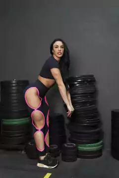 FUSO EMPINA BUMBUM ARGOLINHA PRETA COM PINK on internet