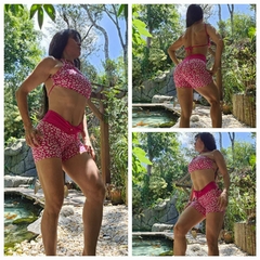 CONJUNTO VÁRIAS CORES FELINE SHORT TIRA NO CÓS E TOP COSTAS NUA - buy online