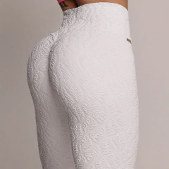 LEGGING EMPINA BUMBUM JACQUARD BIO BRANCO na internet