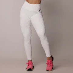 LEGGING EMPINA BUMBUM JACQUARD BIO BRANCO