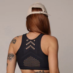 Conjunto Top Torino com Short Empina Bumbum Jacquard Dots Preto na internet