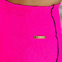 SHORT JUMP EMPINA BUMBUM JACQUARD PERLÊ ROSA NEON on internet