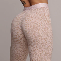 LEGGING HIT COMUM JACQUARD SNAKE NUDE - buy online