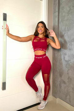 CONJUNTO SEAMLESS SLICE VINHO