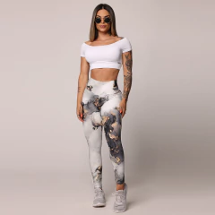 Legging Jump Comum Marblé Exclusiva - MB Musa Fitness