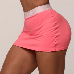 SHORT-SAIA FUNNY COM ELÁSTICO PEACH - MB Musa Fitness