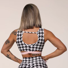 CONJUNTO TOP GÊNOVA COM LEGGING EMPINA BUMBUM PIED DE POULE EXCLUSIVA on internet