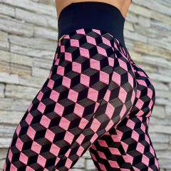 CONJUNTO SLIN PINK CUBE EXCLUSIVO - MB Musa Fitness