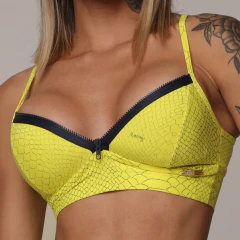 CONJUNTO TOP HYPE COM LEGGING EMPINA BUMBUM PYTHON NEON EXCLUSIVA - buy online