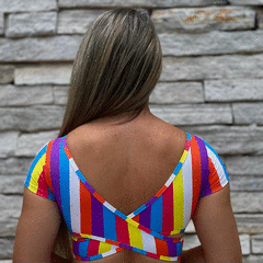 CROPPED MADRID RAINBOW EXCLUSIVO - buy online